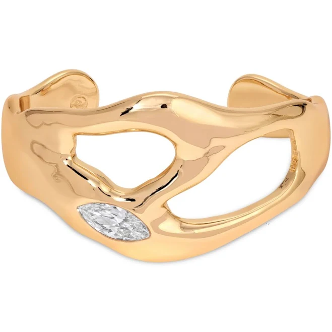 accessory Ettika 18k Gold Plated Statement Luxe Cuff Bracelet Macy's $80.5