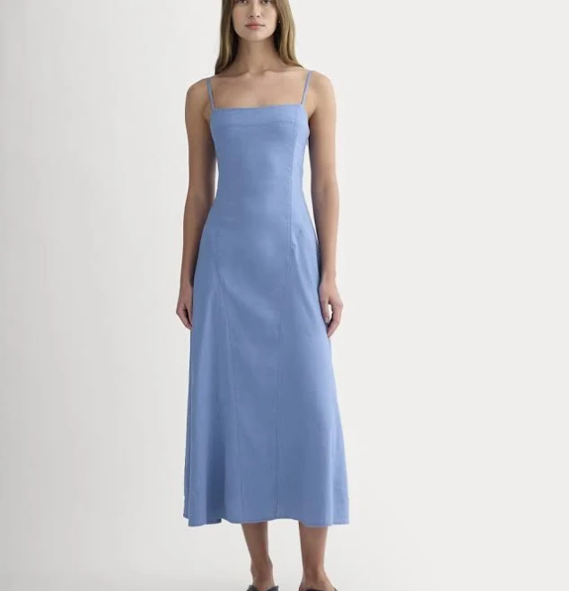 dress Everlane Seamed Stretch Linen Dress Everlane $67