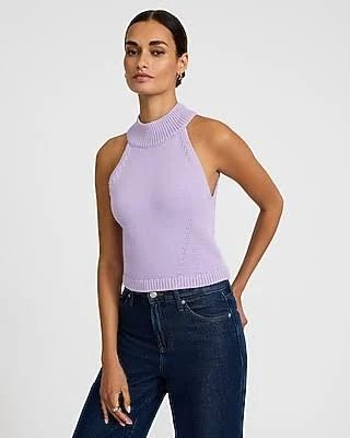 top Express Women's Ribbed Halter Tank Top Express $14.97