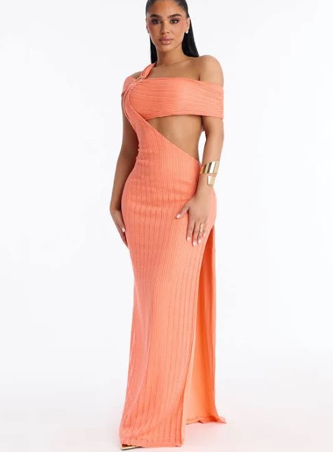 dress Fashion Nova Cut Out Sleeveless Criss Cross Maxi Dress Fashion Nova $27.99