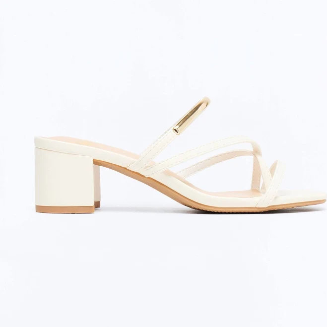 shoes Fashion Nova Women's Livia Block Heel Mules Fashion Nova $20.99