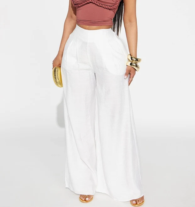 linen outfits Fashion Nova Women's Wide Leg Linen Pants Fashion Nova $39.99
