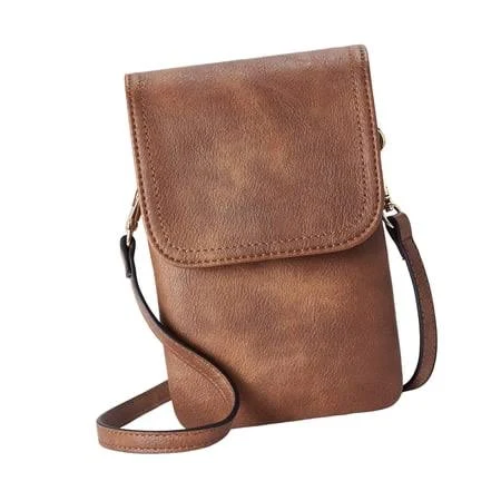 bag Faux Leather Adjustable Crossbody Phone Bag Walmart - Seller $20.09
