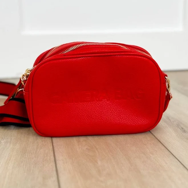 bag Faux Leather Camera Crossbody Bag Avery Mae Boutique $29.99