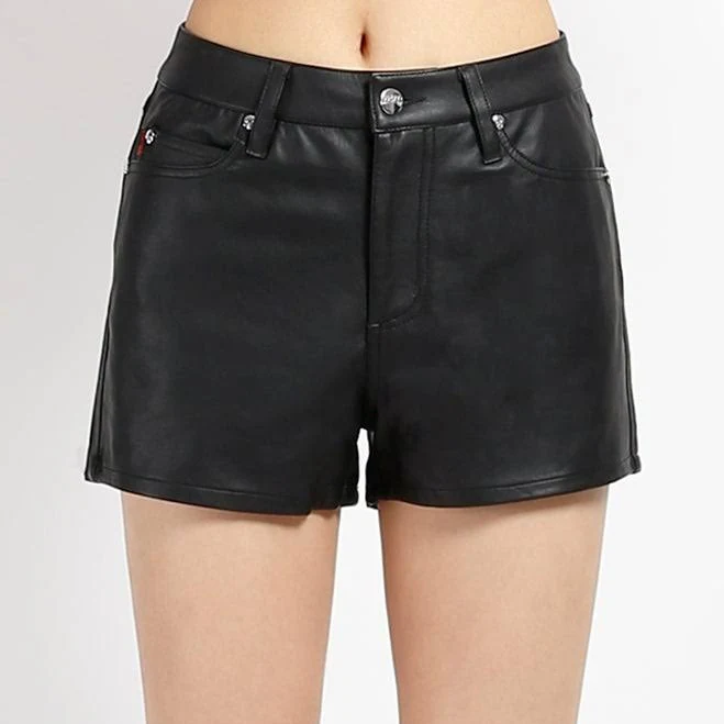 shorts Faux Leather High Waist Shorts Tripp NYC $63