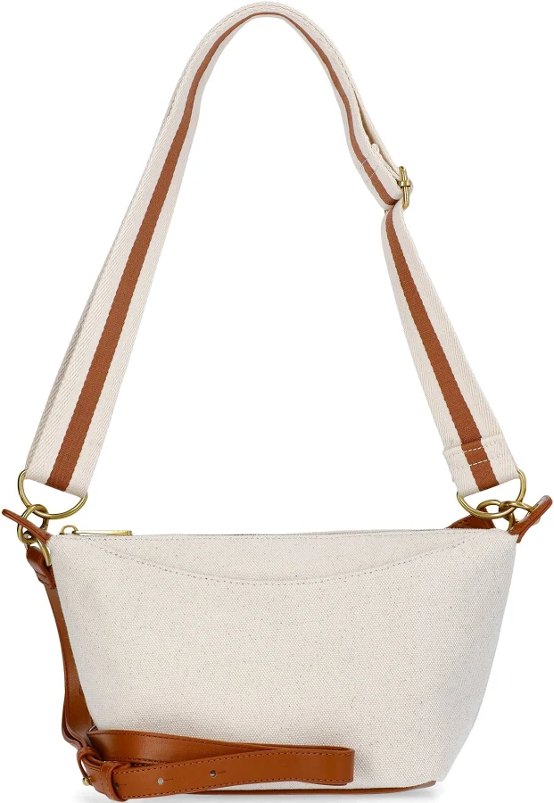 bag Free Assembly Women's Canvas Crossbody Handbag Walmart $24