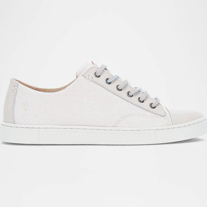 shoes Frye Women's Ivy Canvas Low Lace Sneakers Neiman Marcus $128