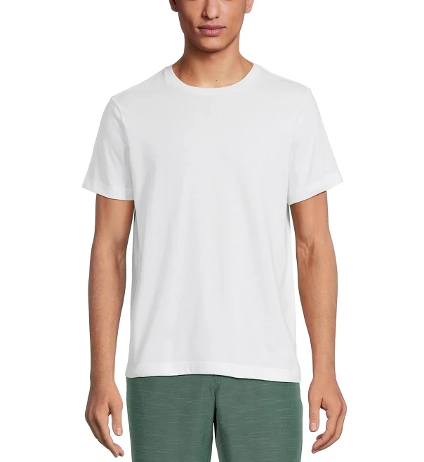 top George Men's Shirts George Crew Neck Short Sleeve Moisture Wicking Tee Walmart $6.98