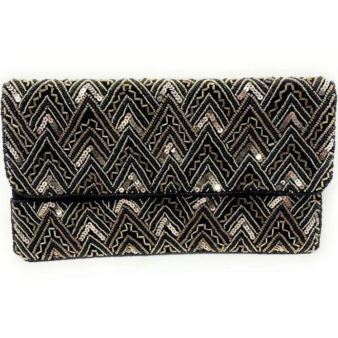 bag Glamorous Hand-Beaded Beaded Clutch Purse Etsy - TwineandLove $58.99