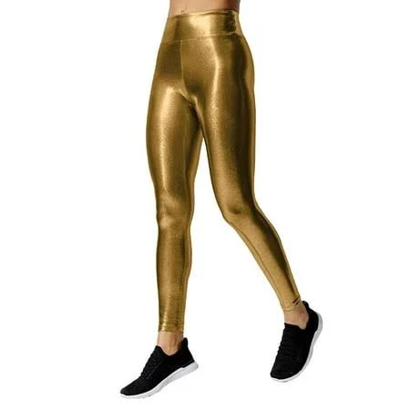 yoga outfits Glossy High Waist Slim Fit Yoga Pants Walmart - Mlongo $28.49