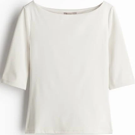 top H&M Ladies Boat-Neck Jersey Top H&M $8.99
