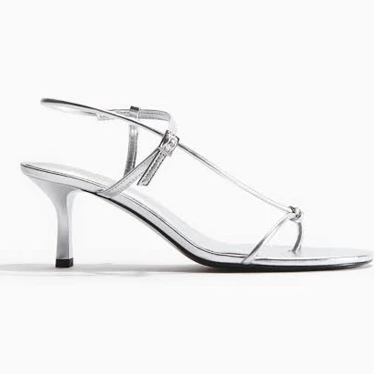 shoes H&M Ladies Heeled Strappy Sandals H&M $29.99