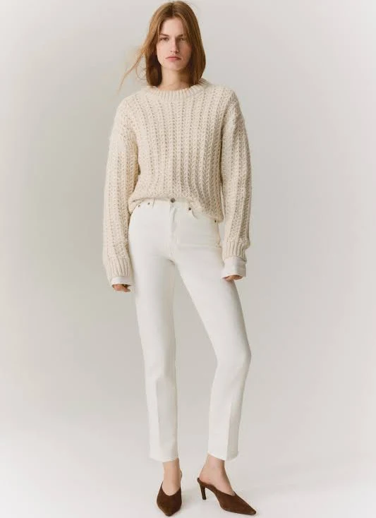 jeans H&M Ladies High-Rise Slim Straight Ankle Jeans H&M $39.99