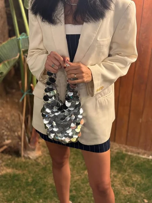 bag Handmade Sequin Mini Bag Etsy - Seller $108.5