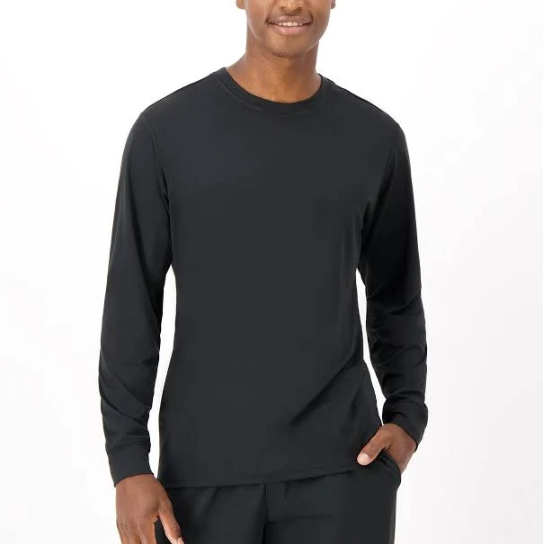 top Hanes Men's Moves Performance Long Sleeve Tee Hanes $13