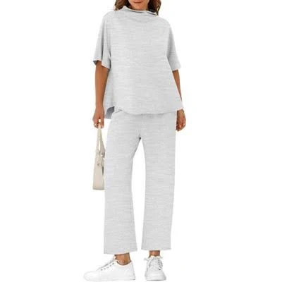 matching set Imily Bela Women's Oversized 3/4 Batwing Sleeve Lounge Set Target $57.8