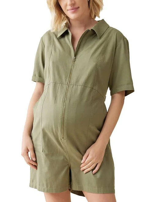 romper Ingrid & Isabel Women's Maternity Ingrid + Isabel Short Utility Coverall Bloomingdale's $98