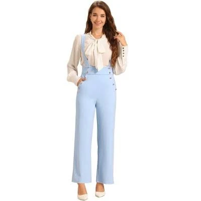jumpsuit Inspire Chic Women's Casual Office Wide Leg Jumpsuit Target $49.99