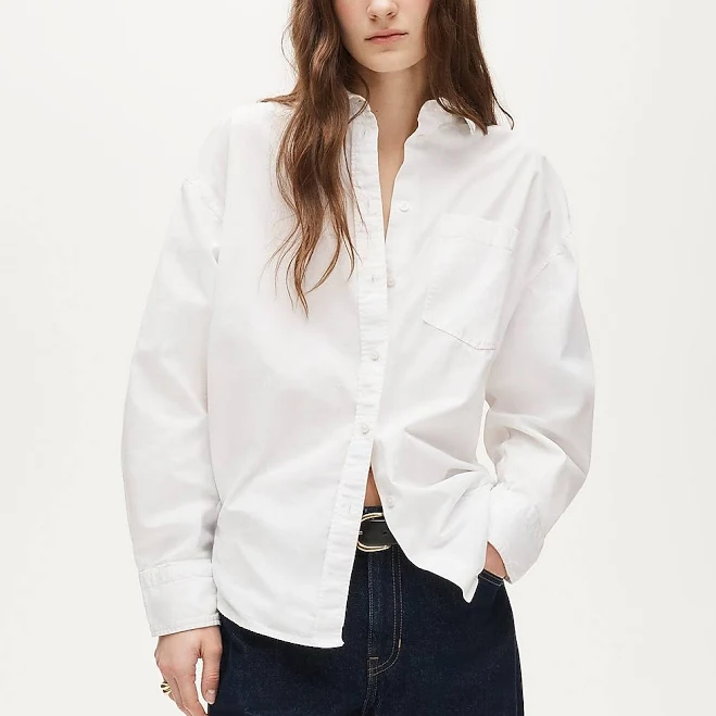 top J.Crew Women's Étienne Oversized Oxford Shirt J.Crew $79.5
