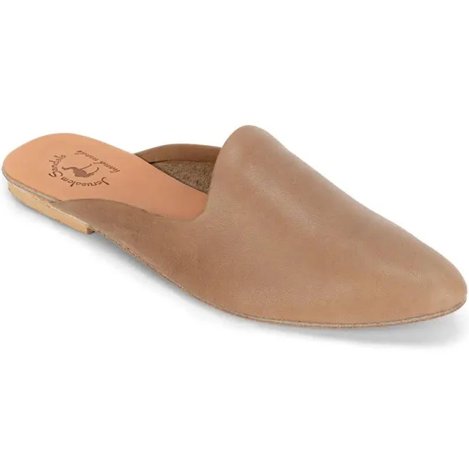 shoes Jerusalem Sandals Women's Pointed Toe Leather Mule TikTok Shop $79.95