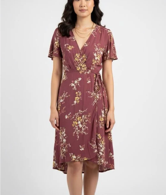 dress Kaitlyn Floral Wrap Midi Dress Poshmark $22