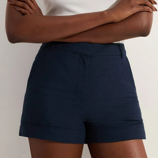 matching set Karen Millen Women's Premium Tailored Linen Shorts boohoo USA $69