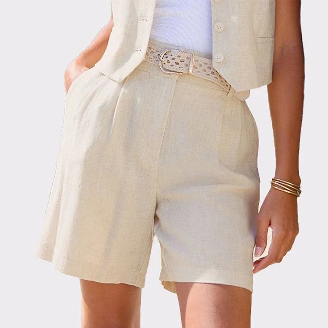 shorts Lascana Women's Linen Trouser Shorts Kohl's $54.95