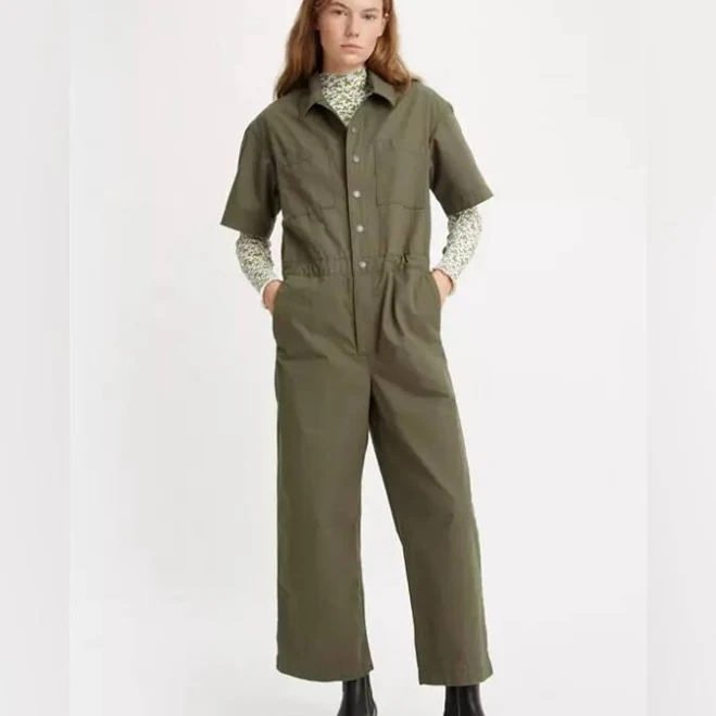 jumpsuit Levi's Short Sleeve Boilersuit Women's Poshmark $52