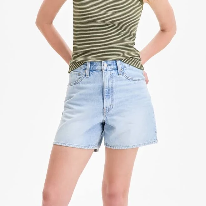 bottoms Levi's Women's Cinch Mid-Thigh Shorts Macy's $45.47