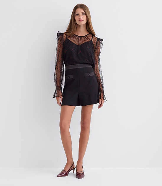 shorts Loft Women's Satin Trim Tuxedo Shorts LOFT $15.95