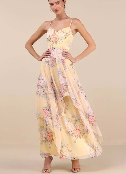 dress Lulus Sleeveless Floral Maxi Dress Lulus $99