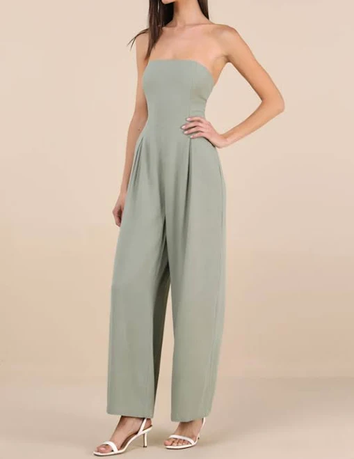 jumpsuit Lulus Wide-Leg Linen Jumpsuit Lulus $79
