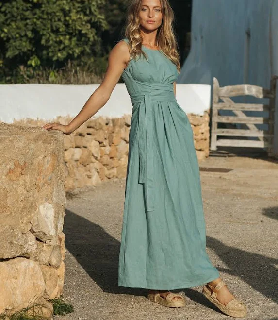 outfits MagicLinen Boracay Linen Dress MagicLinen $129