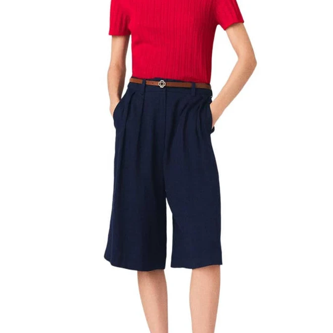 shorts Maje Women's Linen-Blend Bermuda Shorts Nordstrom $320