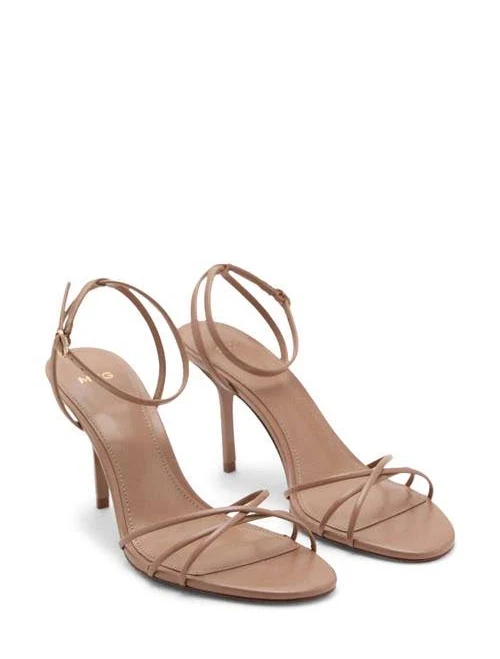 shoes MANGO Women's Crossed Strap Heeled Sandals Nordstrom $79.99
