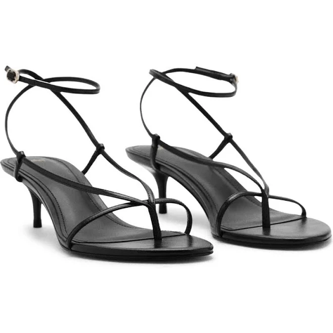 shoes MANGO Women's Thin Strap Heeled Sandals Nordstrom $79.99