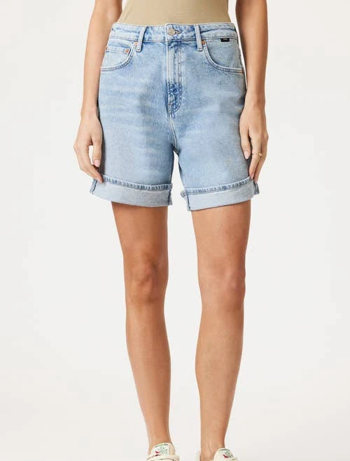 shorts MAVI Women's Heidi High-Waist Cuffed Denim Shorts Nordstrom $61.6