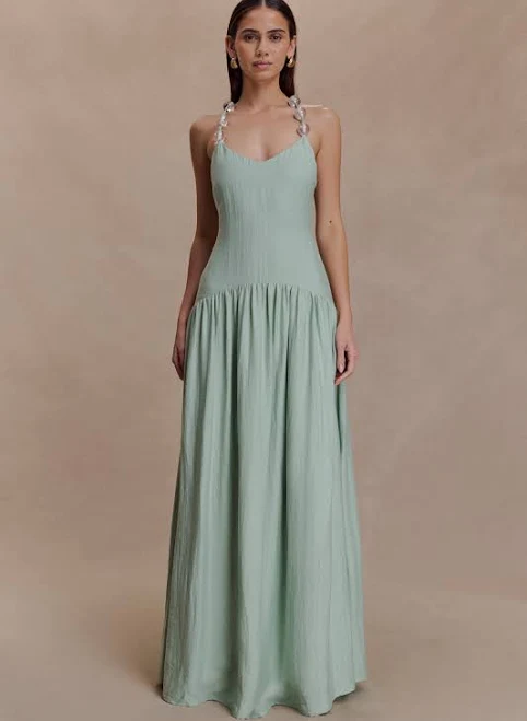 dress Meshki Darling Linen Maxi Dress meshki.us $235