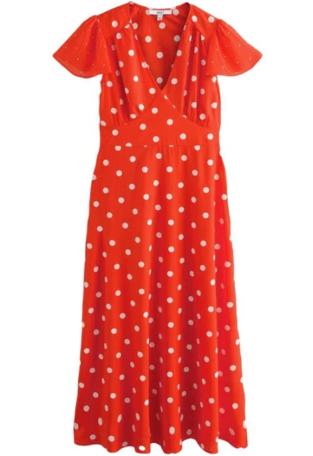 dress Next Polka Dot Tie Back Maxi Dress Nordstrom $39.6