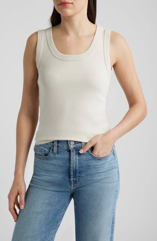 top NIC+ZOE Women's Perfect Knit Rib Scoop Neck Tank Nordstrom $52
