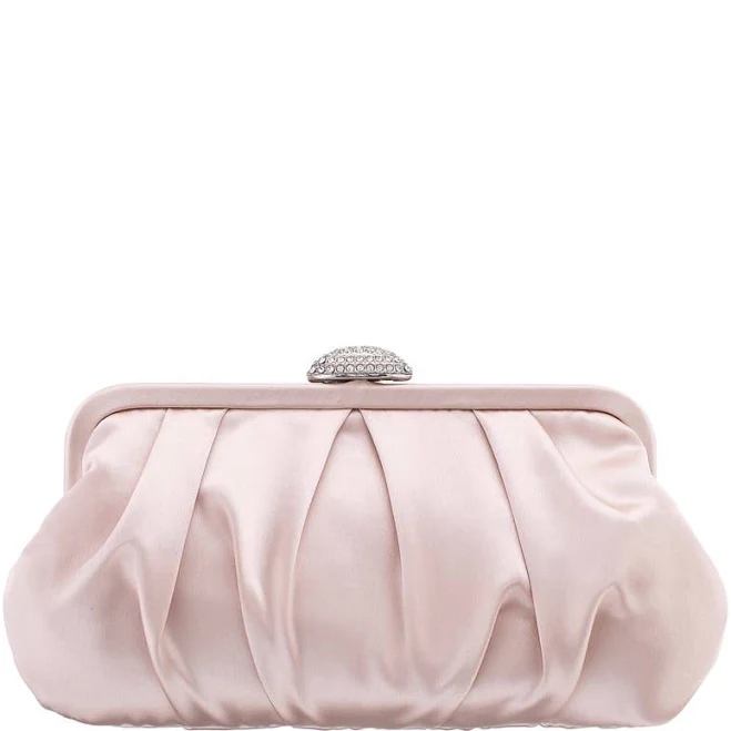 bag Nina Women's Concord Pleated Satin Frame Clutch Nordstrom $75