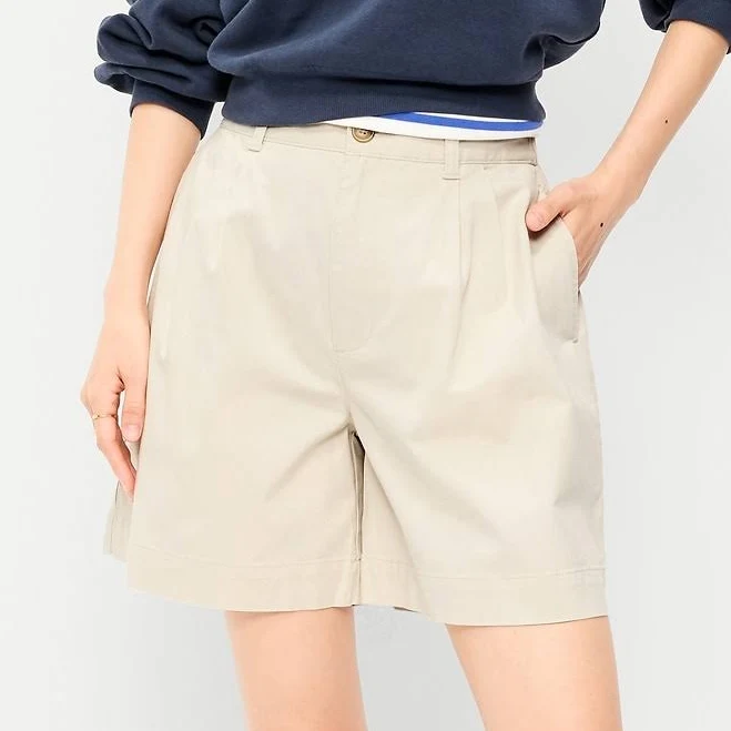 shorts Old Navy Women's High-Waisted 6-Inch Chino Shorts Old Navy $16.49