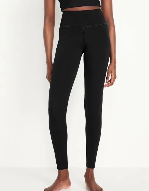 leggings Old Navy Women's High-Waisted Studiosmooth Full-Length Leggings Old Navy $15.99