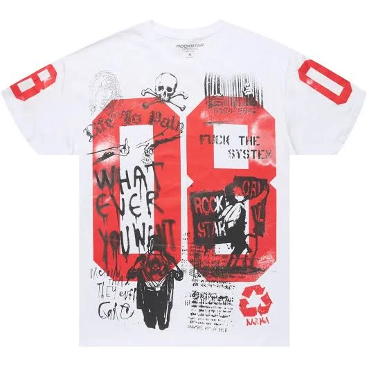 top Oversized Graphic T-Shirt Rockstar Original $17