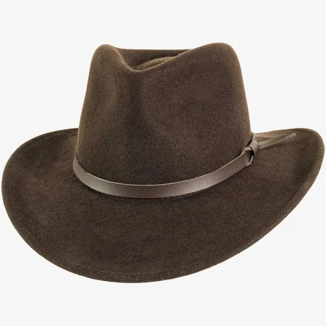accessory Pathfinder Womens Wool Felt Outback Hat American Hat Makers $77