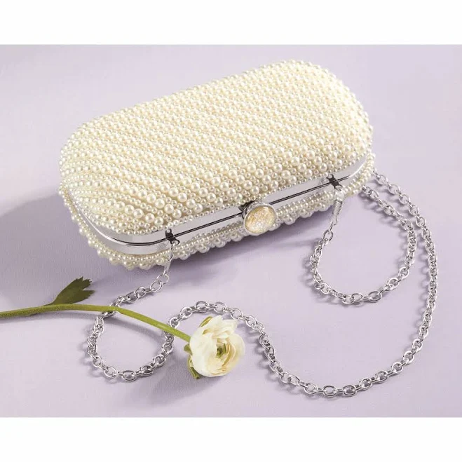 bag Pearl Embellished Clutch Montgomery Ward $69.99