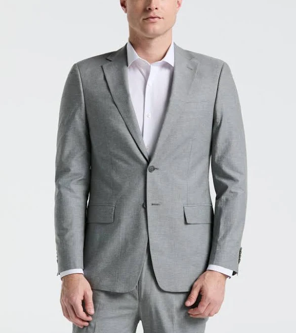 outerwear Perry Ellis Men's Slim Fit Linen Blend Suit Jacket Perry Ellis $89.98