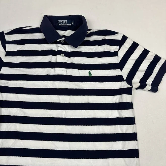 top Polo Ralph Lauren Men's Striped Cotton Polo Shirt eBay $13.99