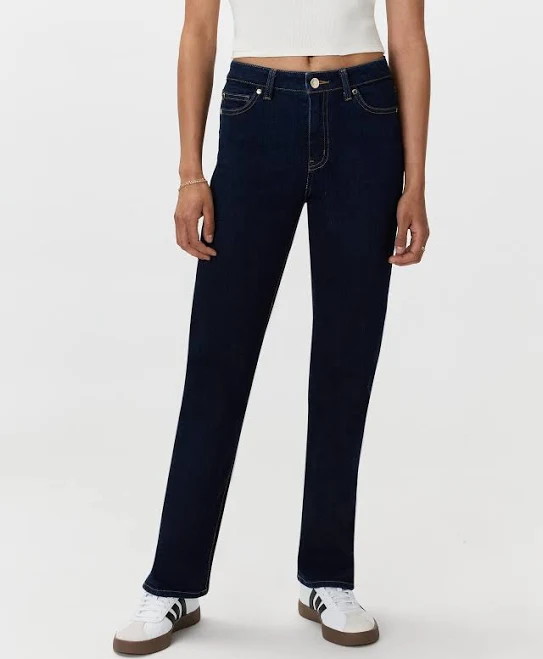jeans Quince Women's Bella Stretch Straight Jeans Quince $50