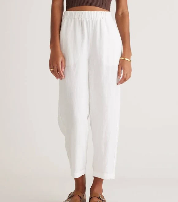 linen outfits Quince Women's European Linen Pants Quince $42